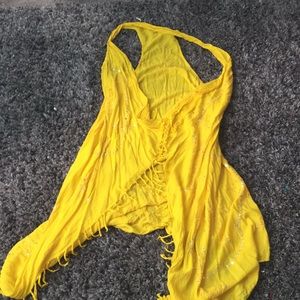 A swimsuit coverup